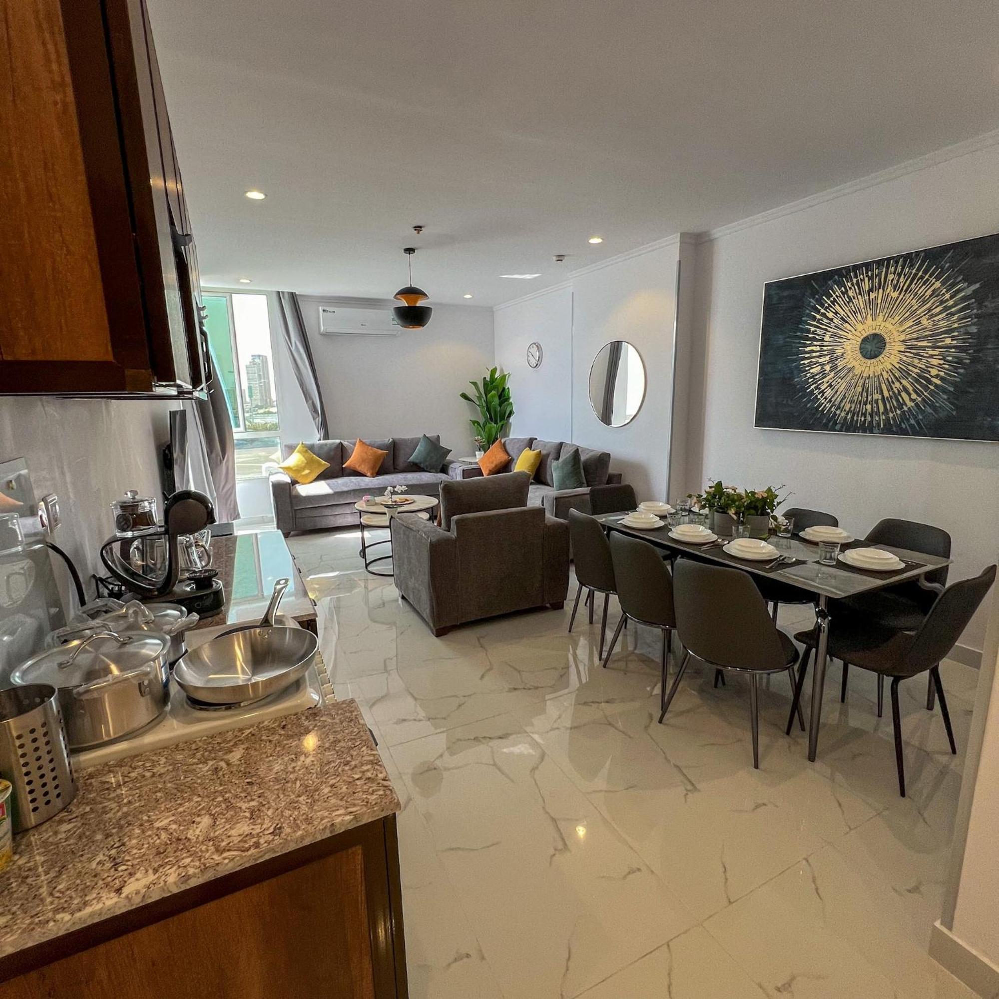The Red Sea Apartment شقة البحر الأحمر Jidda Eksteriør bilde