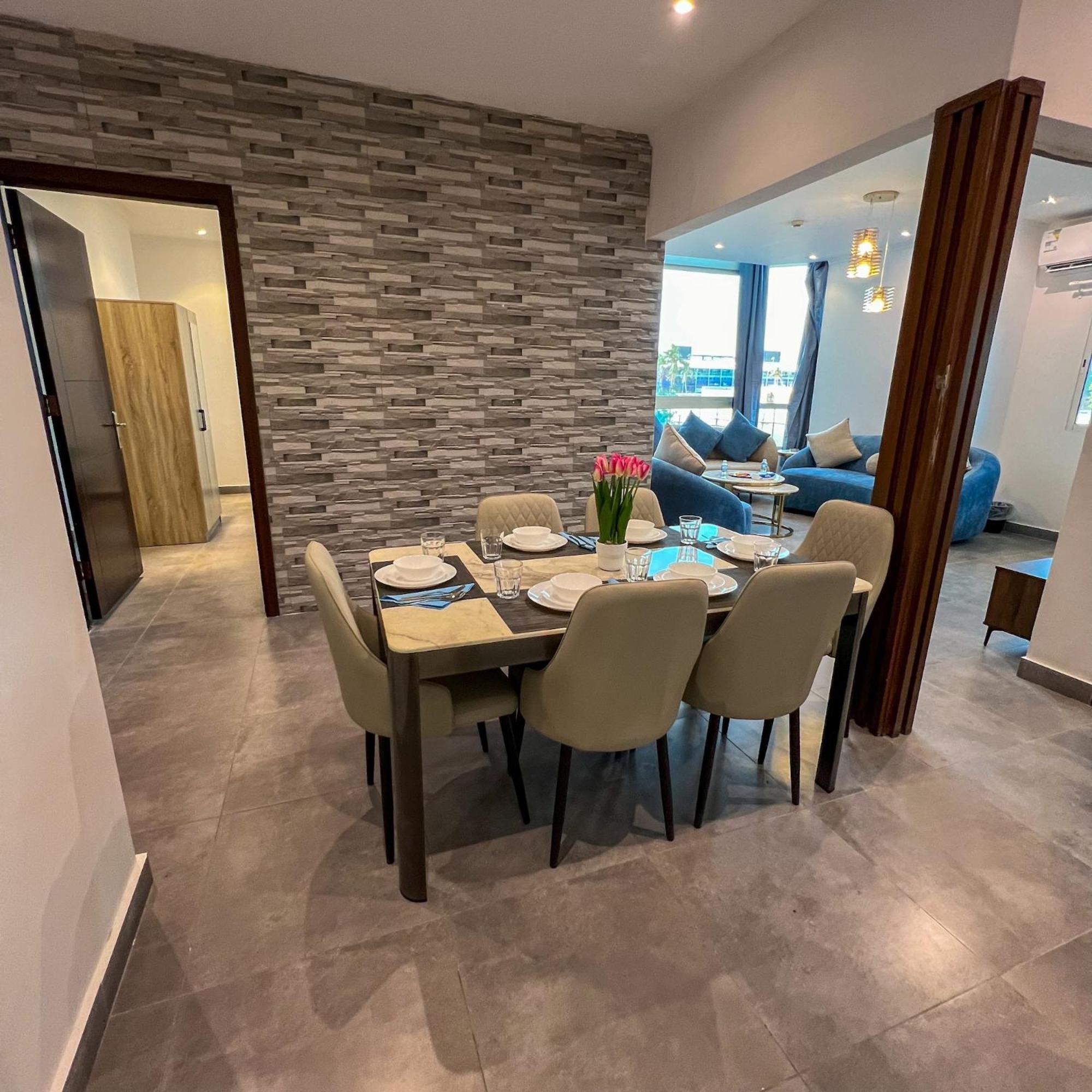 The Red Sea Apartment شقة البحر الأحمر Jidda Eksteriør bilde